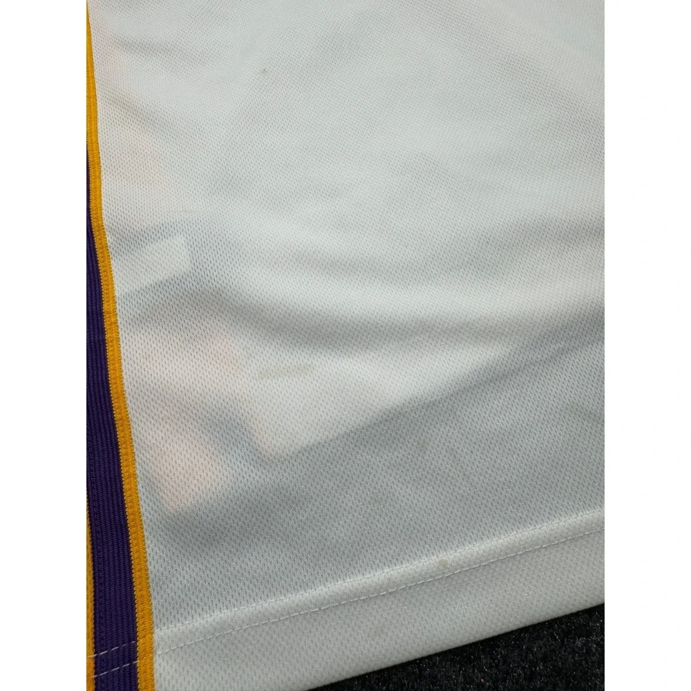 Adidas Kobe Bryant #24 Los Angeles Lakers Swingman Jersey White Mens 2XL